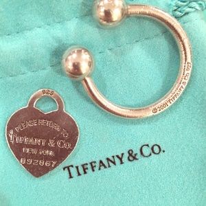 Tiffany Key Ring and Charm